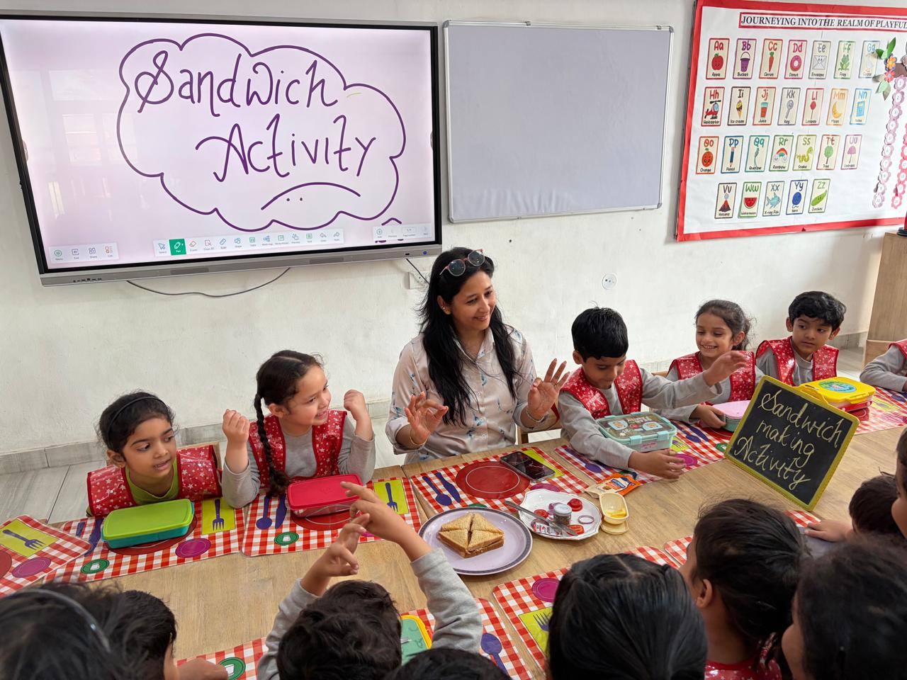 Sandwich Making Activity